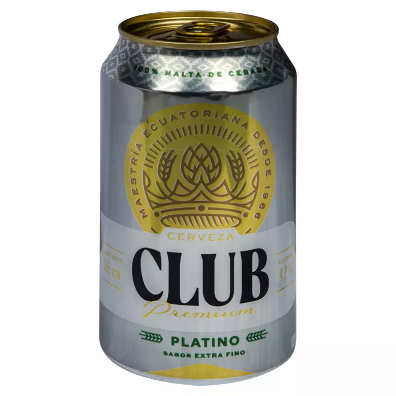 CERV CLUB PLATINO LATA 355ML