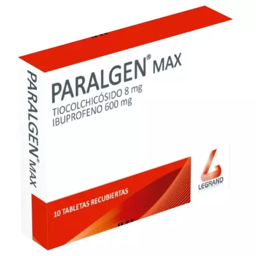 PARALGEN MAX 10 TABLETAS