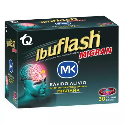 IBUFLASH MIGRAM 30 CAPSULAS