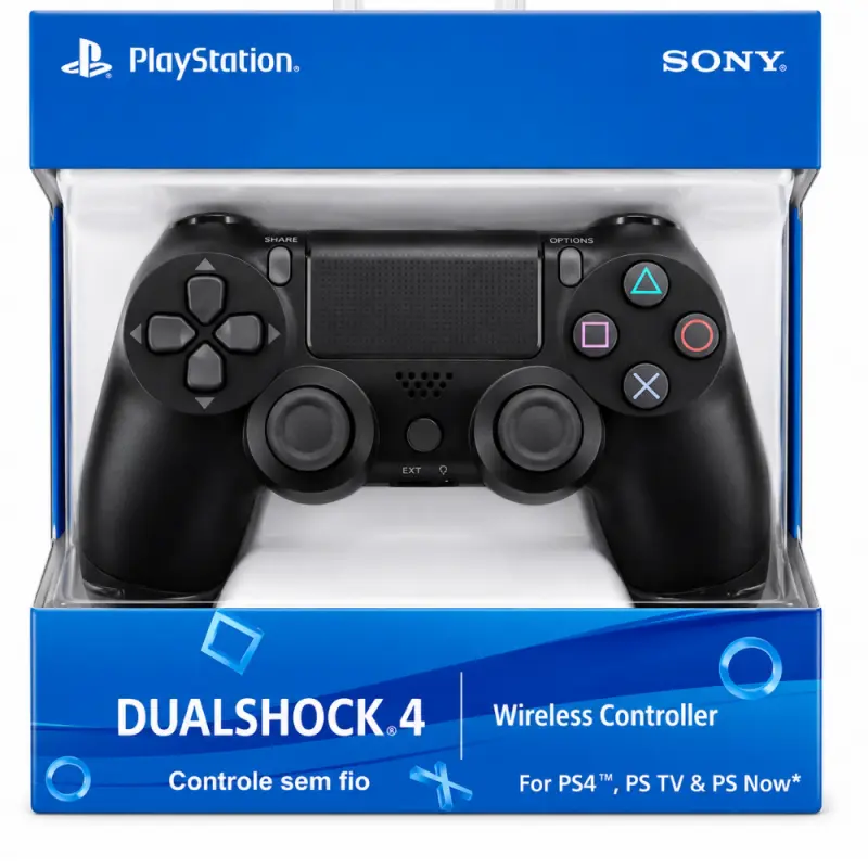 CONTROLE PS4 S/FIO SONY PRETO