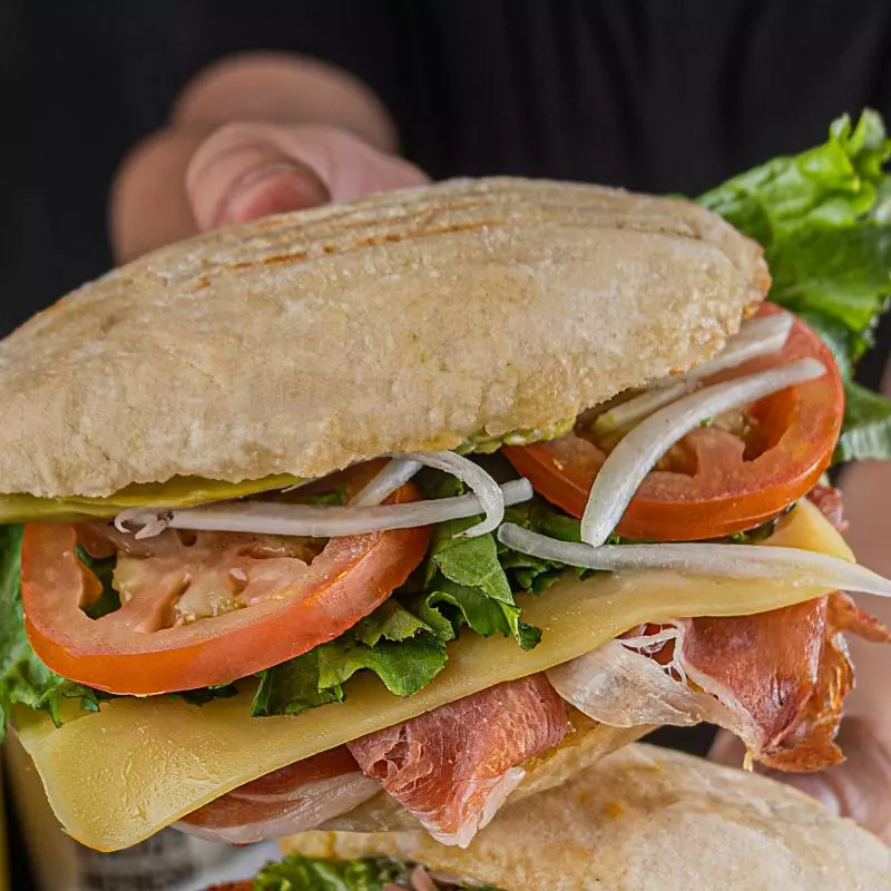 Torta jamón serrano