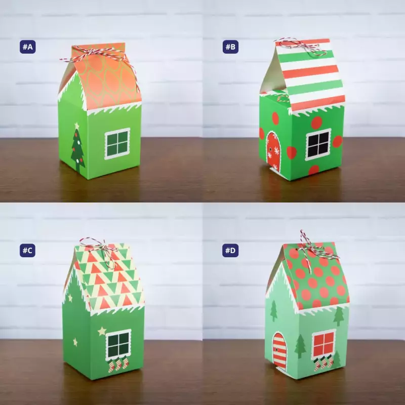 Caja Casa Navideña #1 #CNC-1-25