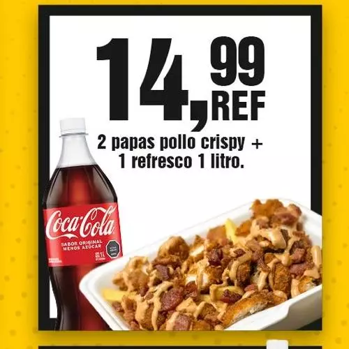 Promo papas crispy