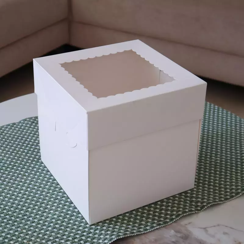 Caja con visor 20x20x20