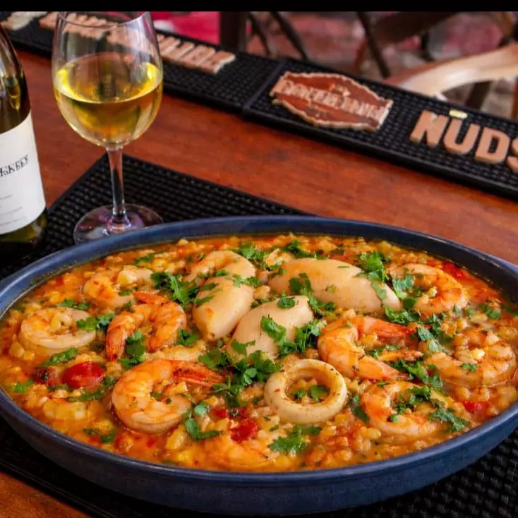 ARROZ COM LULA E  CAMARÃO P/2