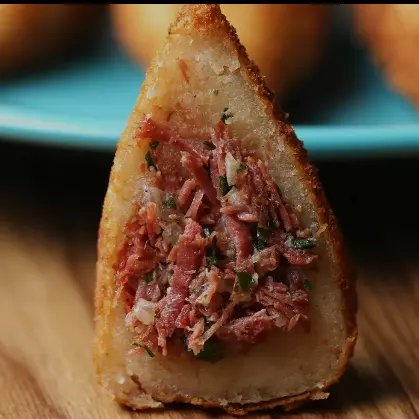 coxinha de charque