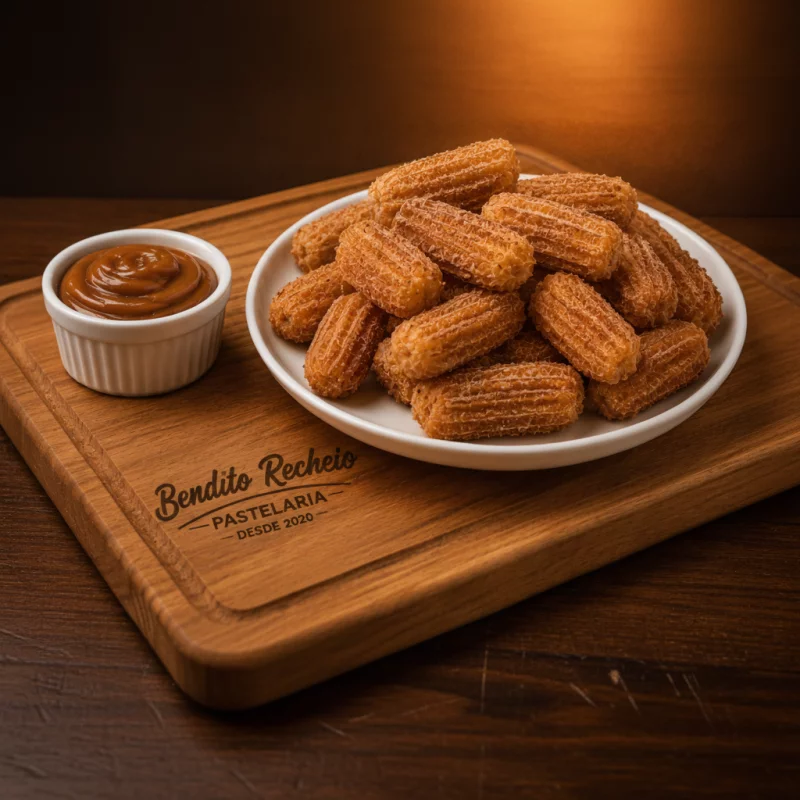 Mini Churros de Doce de Leite