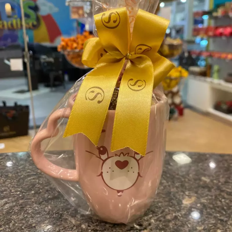 Caneca Ursinhos Carinhosos Rosa