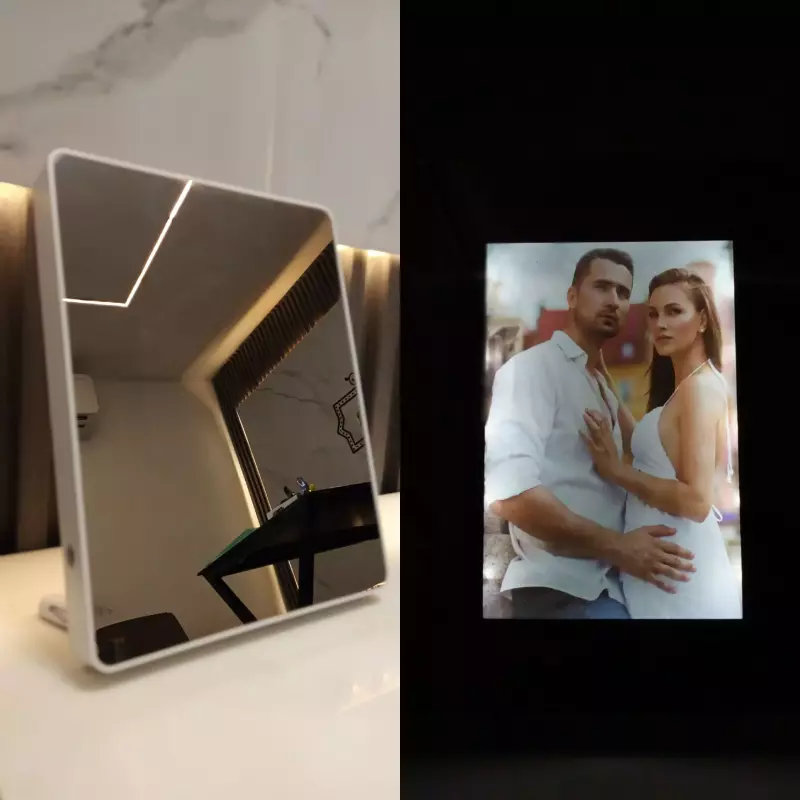 PORTARRETRATO - ESPEJO CON LUCES