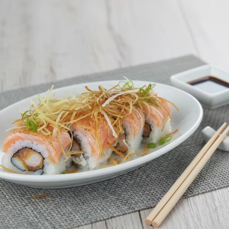 Uramaki crispy alho poró