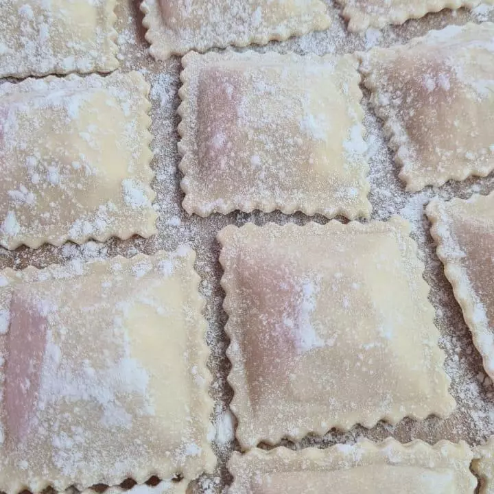 Raviolones de Espinaca, Ricota y Nue