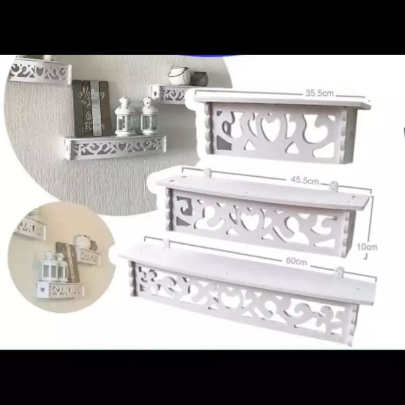 🌟SET DE 3 ESTANTE DE PARED🌟