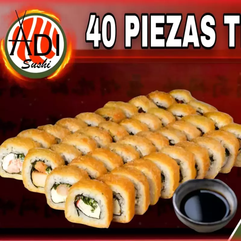 40 PIEZAS TEMPURA