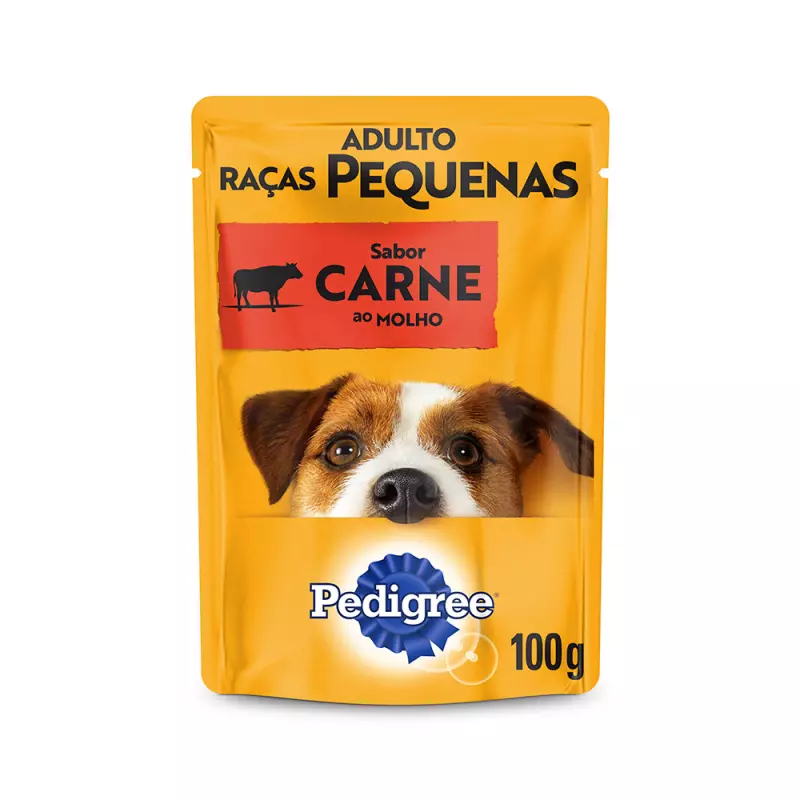 Pedigree Sachê Raças P. Carne 100g