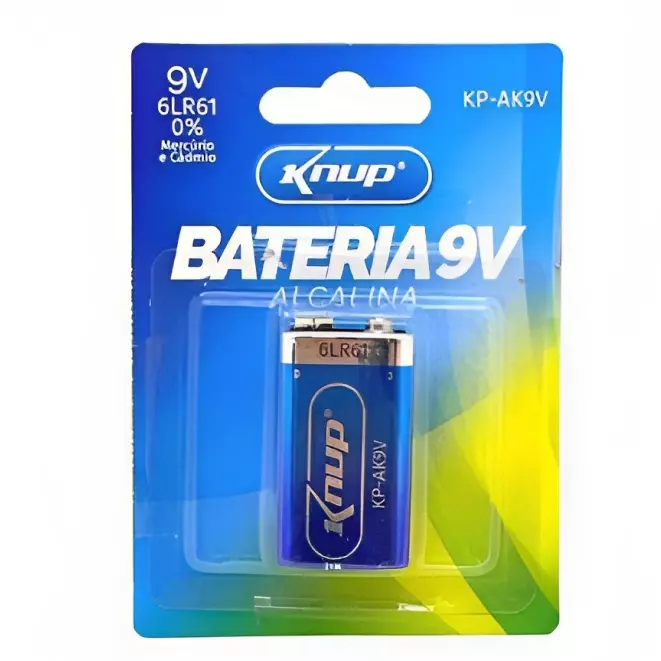 BATERIA 9V KNUP ALCALINA KP-AK9V