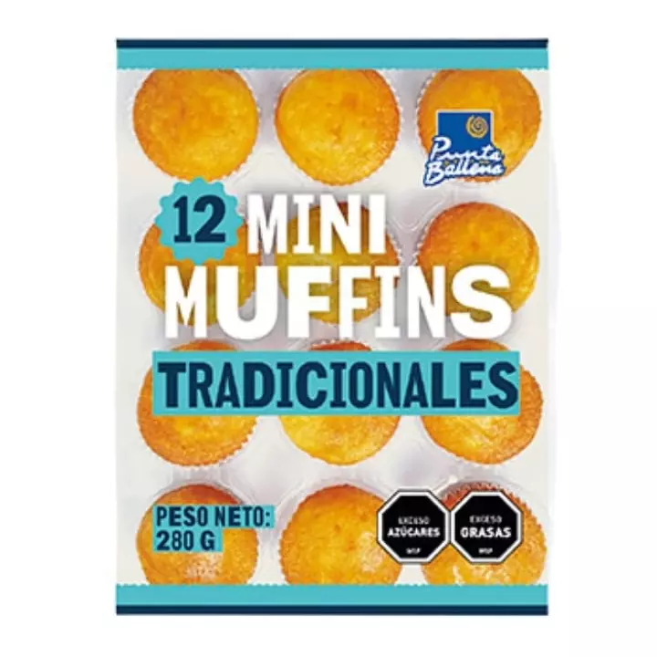 MINI MUFFINS TRADICIONALES X12