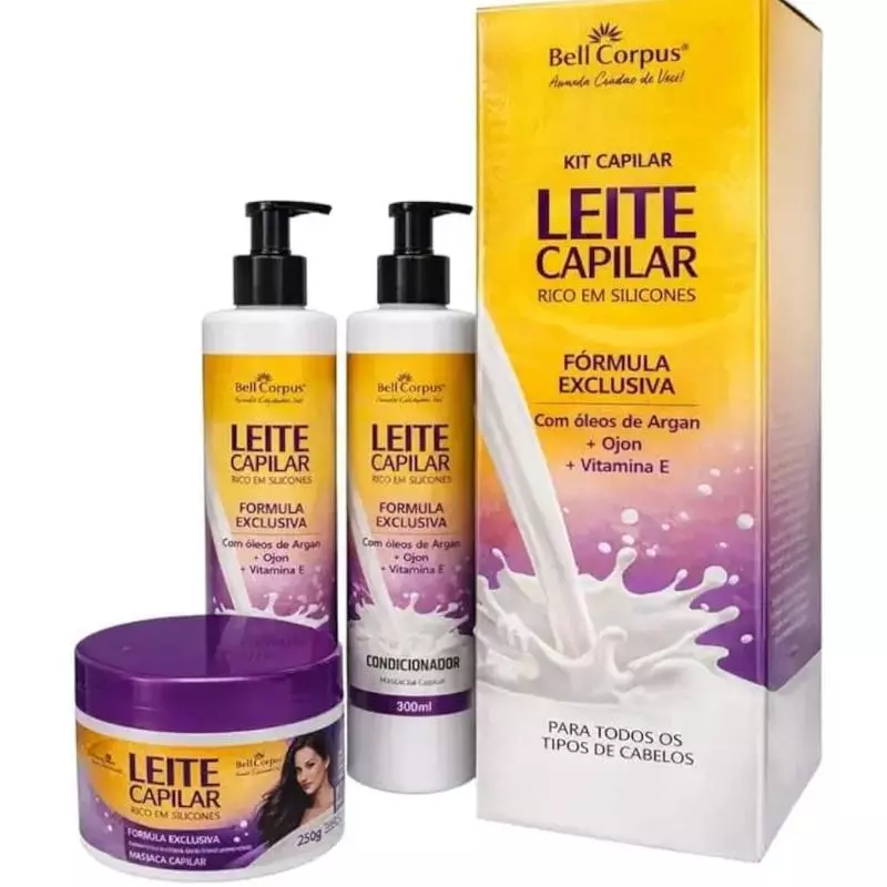 KIT CAPILAR LEITE CAPILAR 3X1