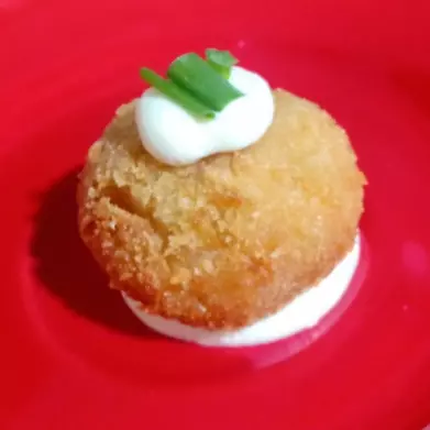 Bolinho de salmão