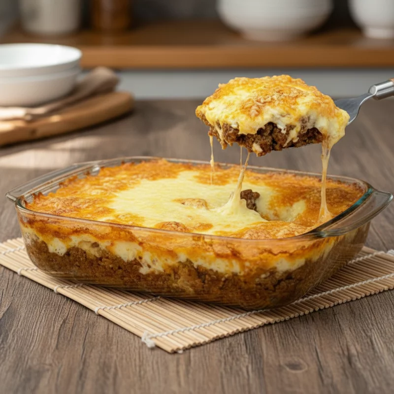 Escondidinho de carne moída