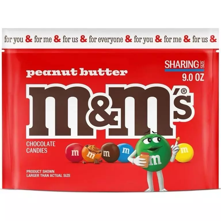 M&M peanut butter 9 oz