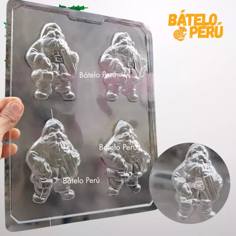 ACETATO PAPA NOEL GORD X4