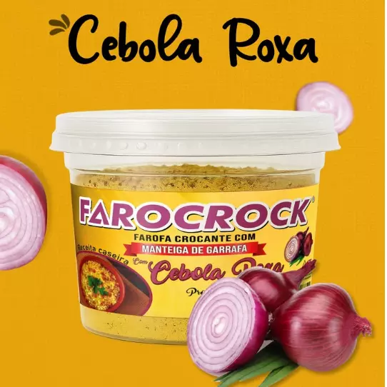 Farofa Pronta c/ Cebola Roxa-Farocro