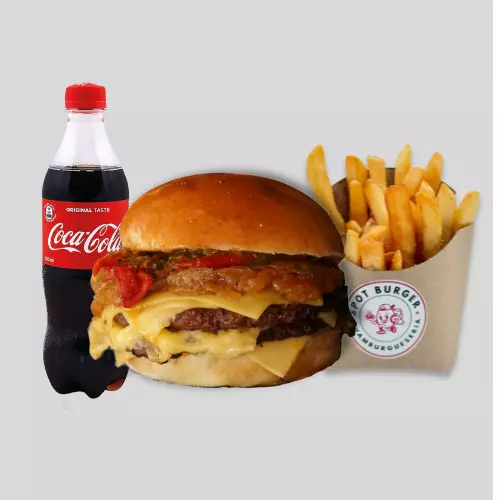 Combo Argenta Doble + papas + bebida
