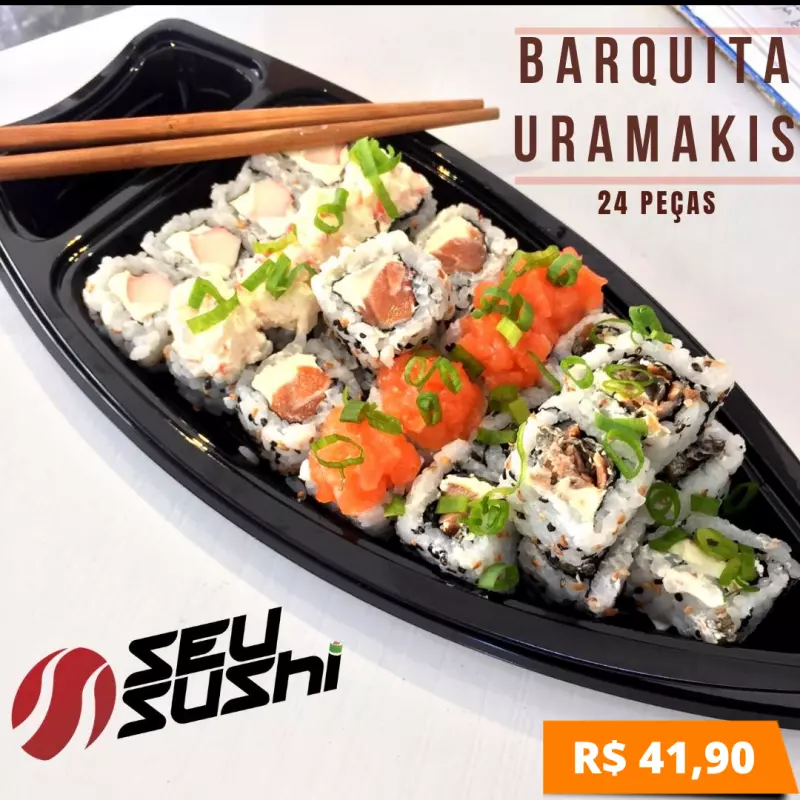 Barquita Uramakis (24 peças)
