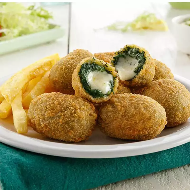 Croquetas de espinaca y queso