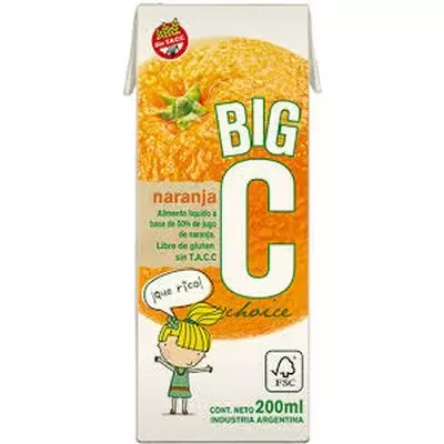 JUGO BIG C NARANJA X 200 ML