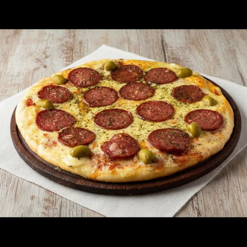 Pizza calabresa 8 porciones