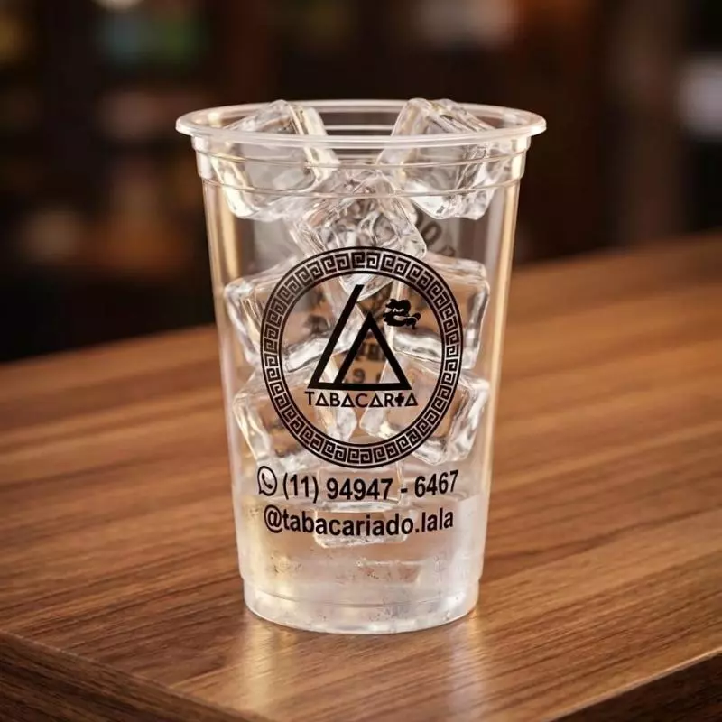 COPO 700ML COM CUBOS DE  GELO