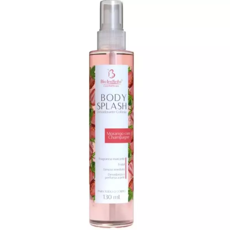 Body Splash Morango Champagne 130ml
