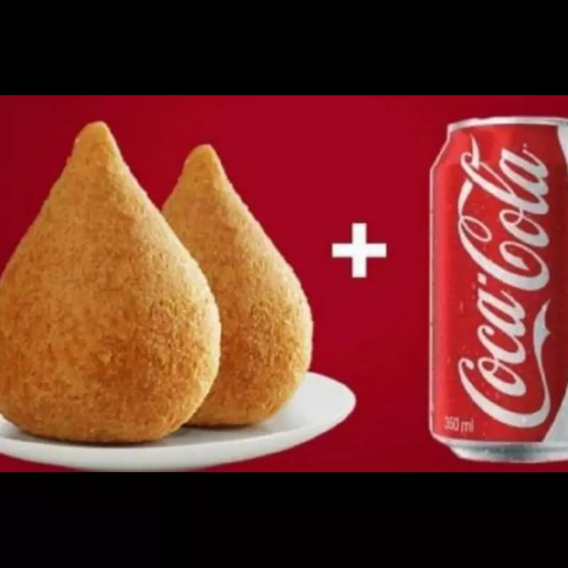 Combo 2 coxinhas+1 coca lata