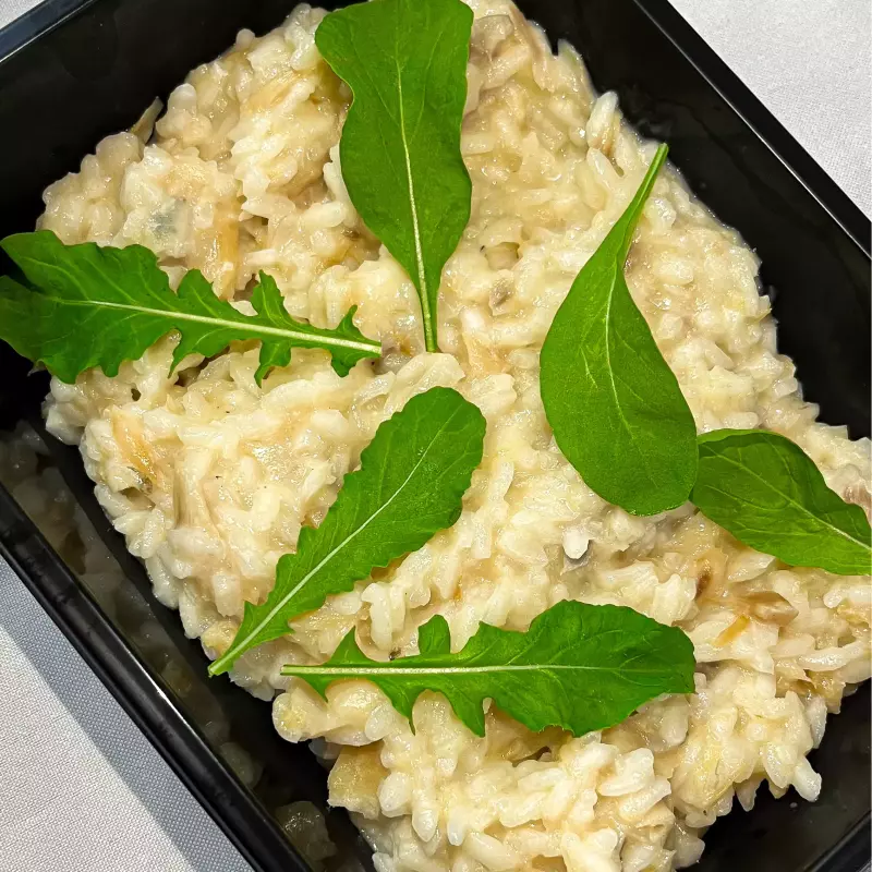 Risoto de bacalhau - EXCLUSIVO