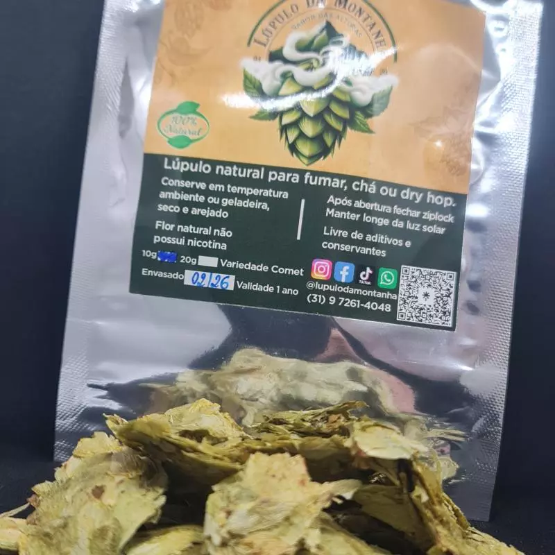 Lúpulo Comet 10g Vácuo Anti-UV