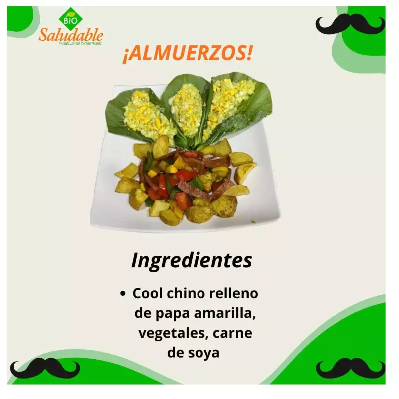 Cool chino relleno de papa amarilla