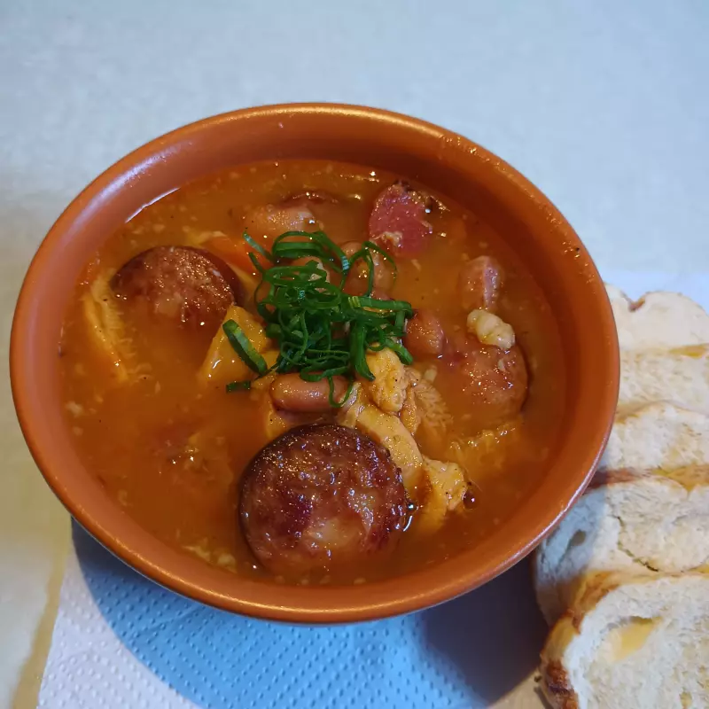 Dobradinha com feijão