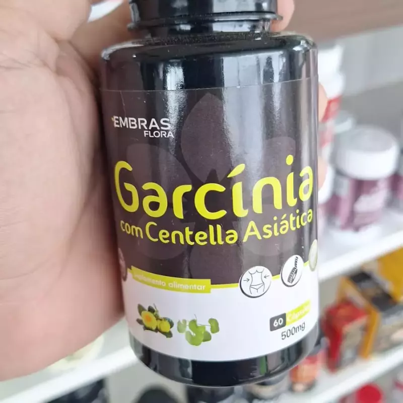 Garcinia com Centella asiática 60cap