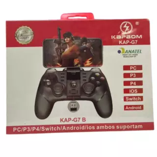 CONTROLE BT/PC/PS3/PS4 KAPBOM KAP-G7