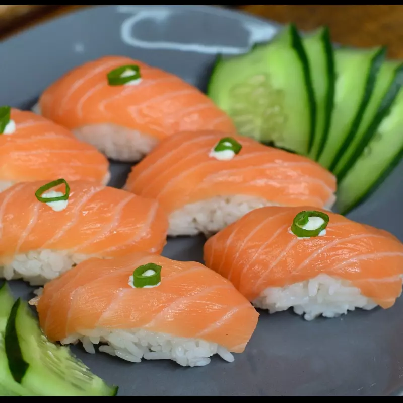 Niguiri de salmão
