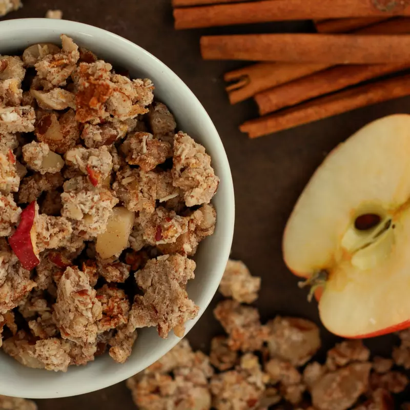 Granola sabor manzana canela