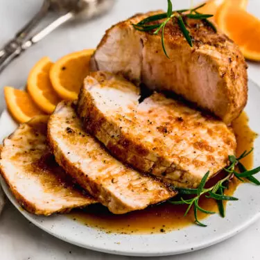 Lomo de cerdo a la naranja