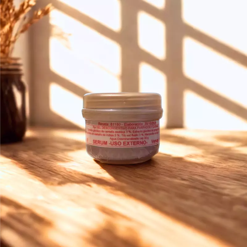 Gel descongestivo parpados y ojeras