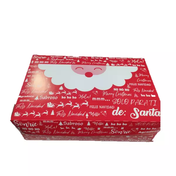 Caja de dulce de navidad