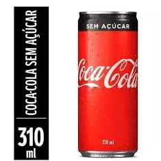 Coca cola zero lata 310ml