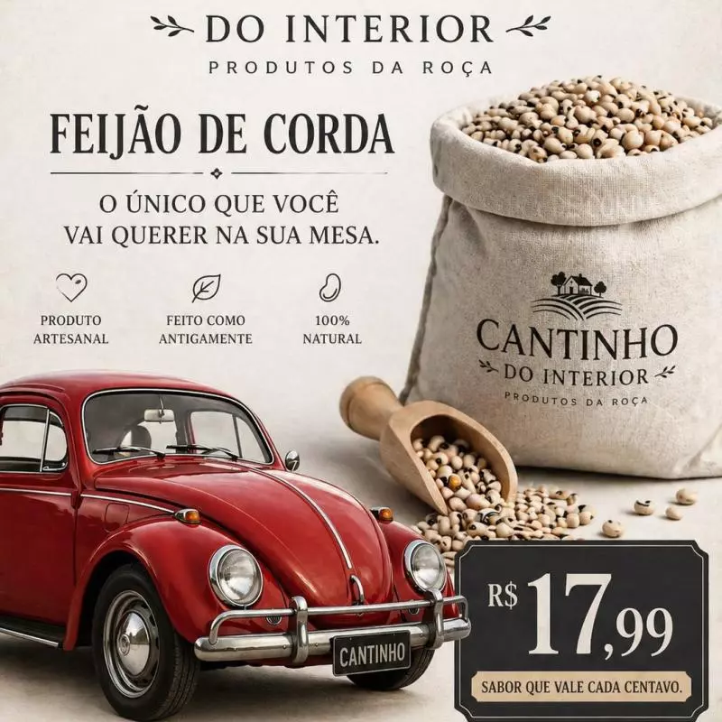 Feijão de corda 1kg