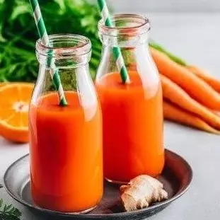 Suco Detox Laranja e Cenoura