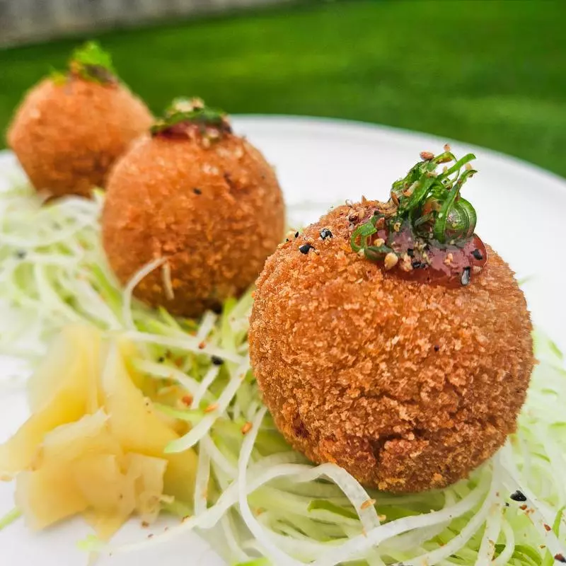 Korokke de salmão