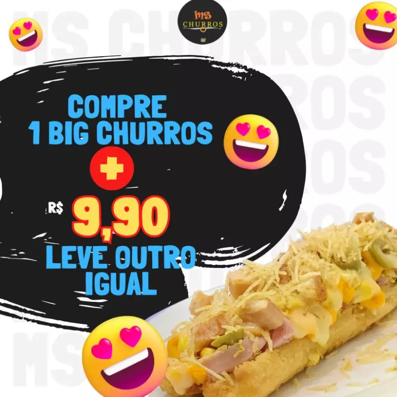 PROMOÇÃO 2 BIG CHURROS